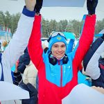 Три медали Первенства России по лыжным гонкам.